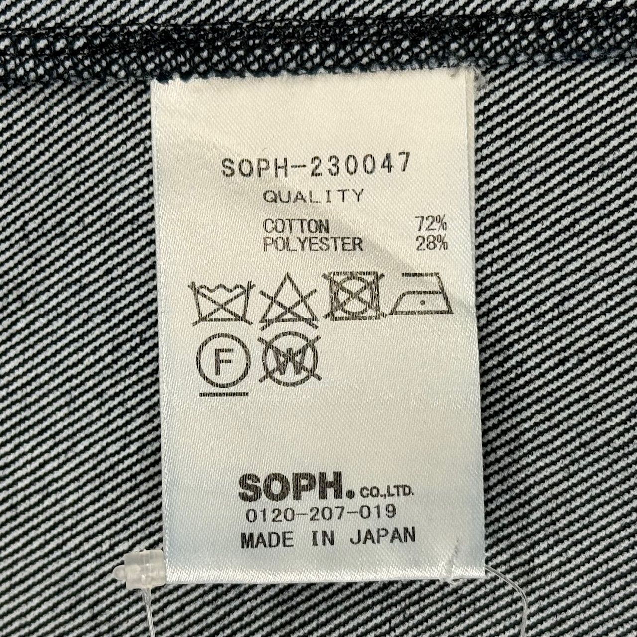 定価49500円 新品 SOPHNET. 23SS NO COLLAR JACKET SOPH-230047 ノー