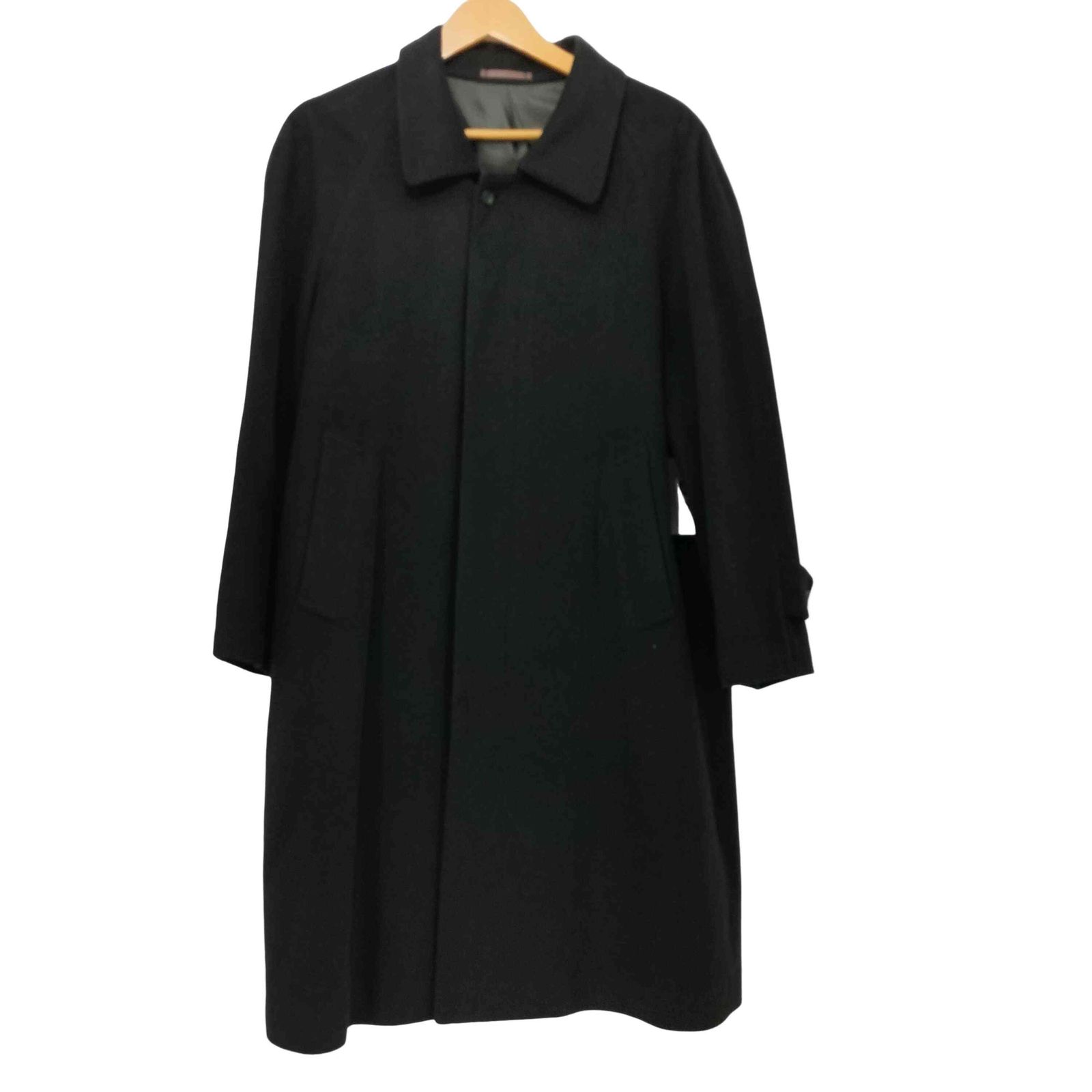 ユーズドフルギ USED古着 TESSUTI PREGIATI ITALIANI カシミヤ ステンカラーコート メンズ  92A4