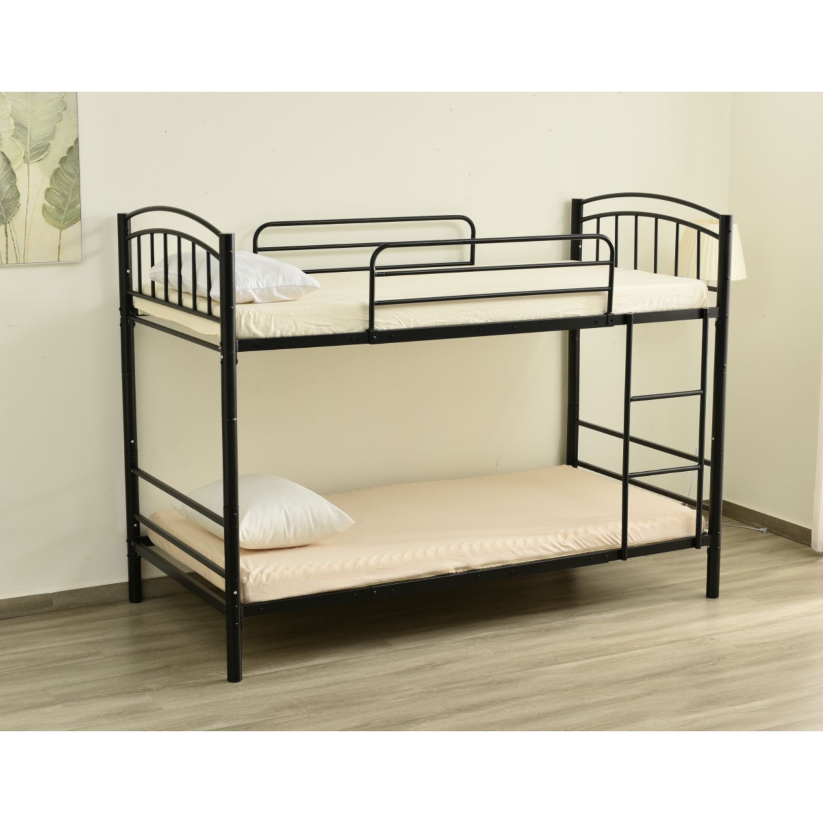二段ベッド 子供部屋 分離 スチール 耐震式 金属製 社員寮 学生寮