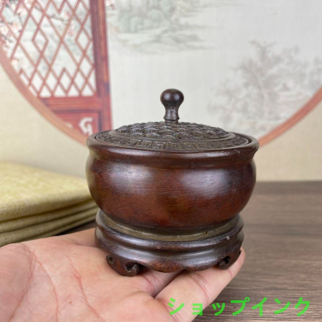 仏教美術 小坊主薫香炉 香道具 茶台置物 銅製品 装飾品 工芸品 仏教美術 小坊主薫香炉 香道具 茶台置物 銅製品 装飾品 工芸品