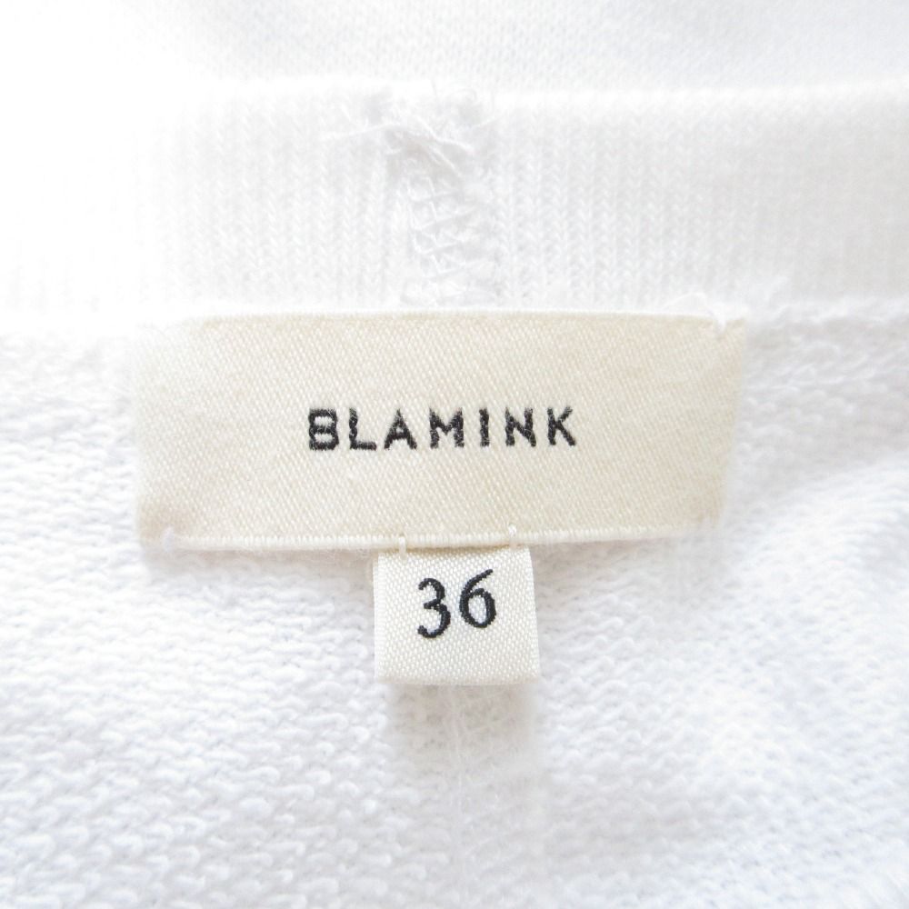 美品 25SS BLAMINK ブラミンク BLMK コットン スウェット クルー