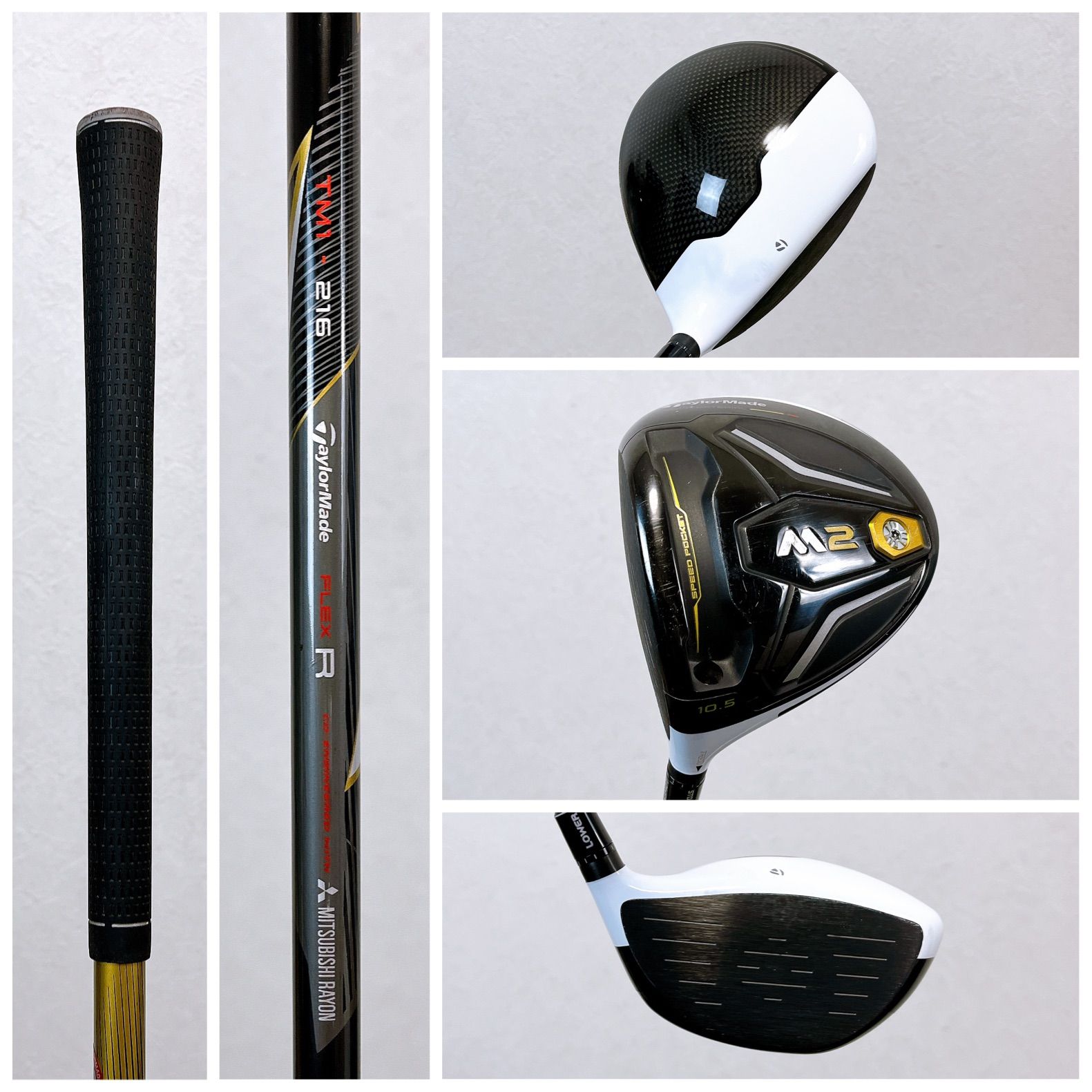 希少レフティ】TaylorMade M2 メンズゴルフクラブ 12本セット R 