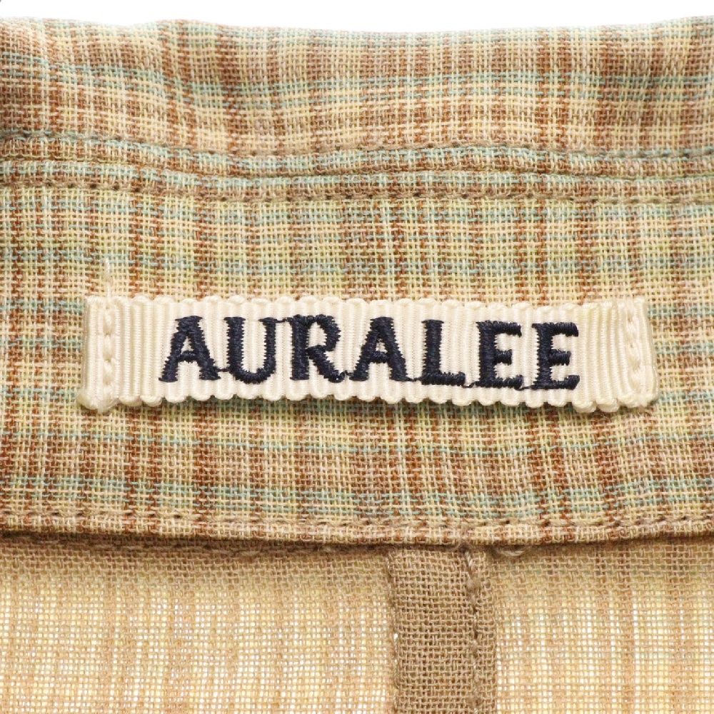 AURALEE (オーラリー) 20SS HARD TWIST WOOL DOUBLE FACE CHECK 