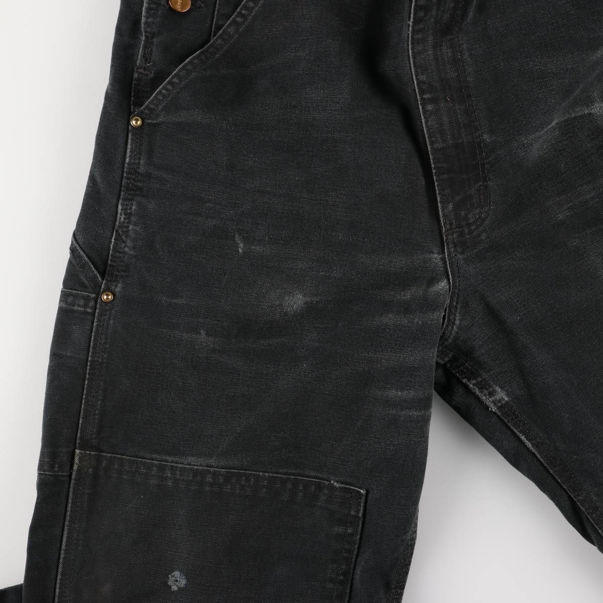 古着 カーハート Carhartt ダブルニー ダック オーバーオール メンズw32相当 eaa583954 KIN-KAAI_COM