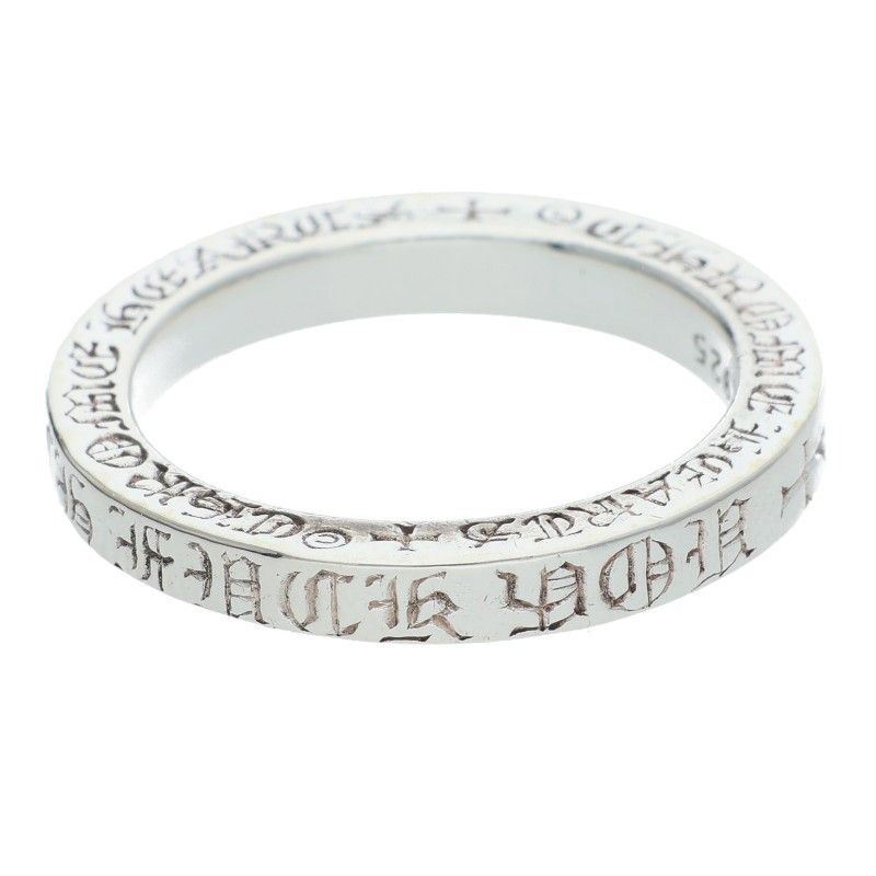 クロムハーツ 3mm SPACER FUCKYOU 3mmスペーサーファックユー シルバーリング メンズ 17号