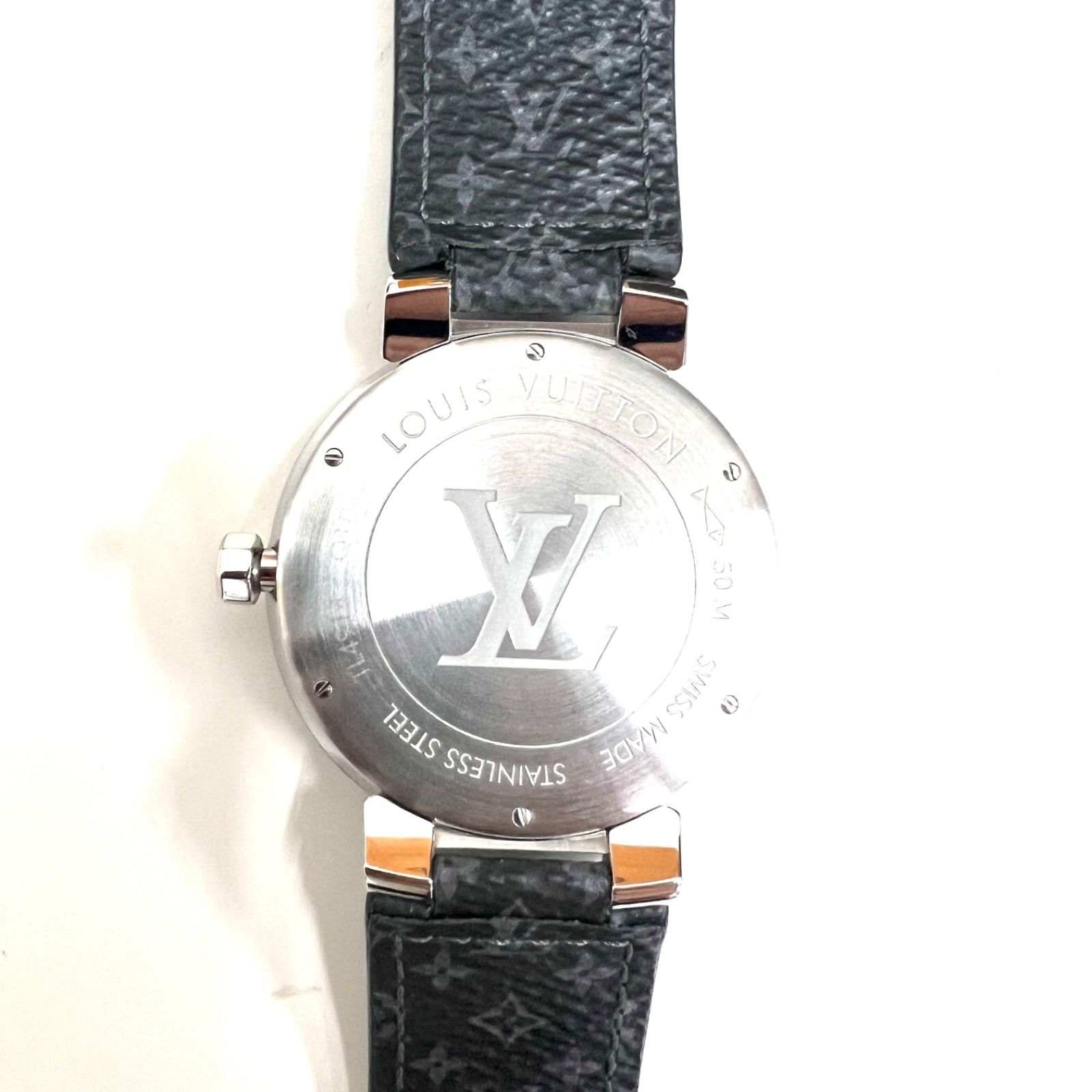 最終値下げ ルイヴィトン タンブール スリムエクリプス Q1DM0 メンス LOUIS VUITTON ルイヴィトン Q1DM0 タンブール スリム