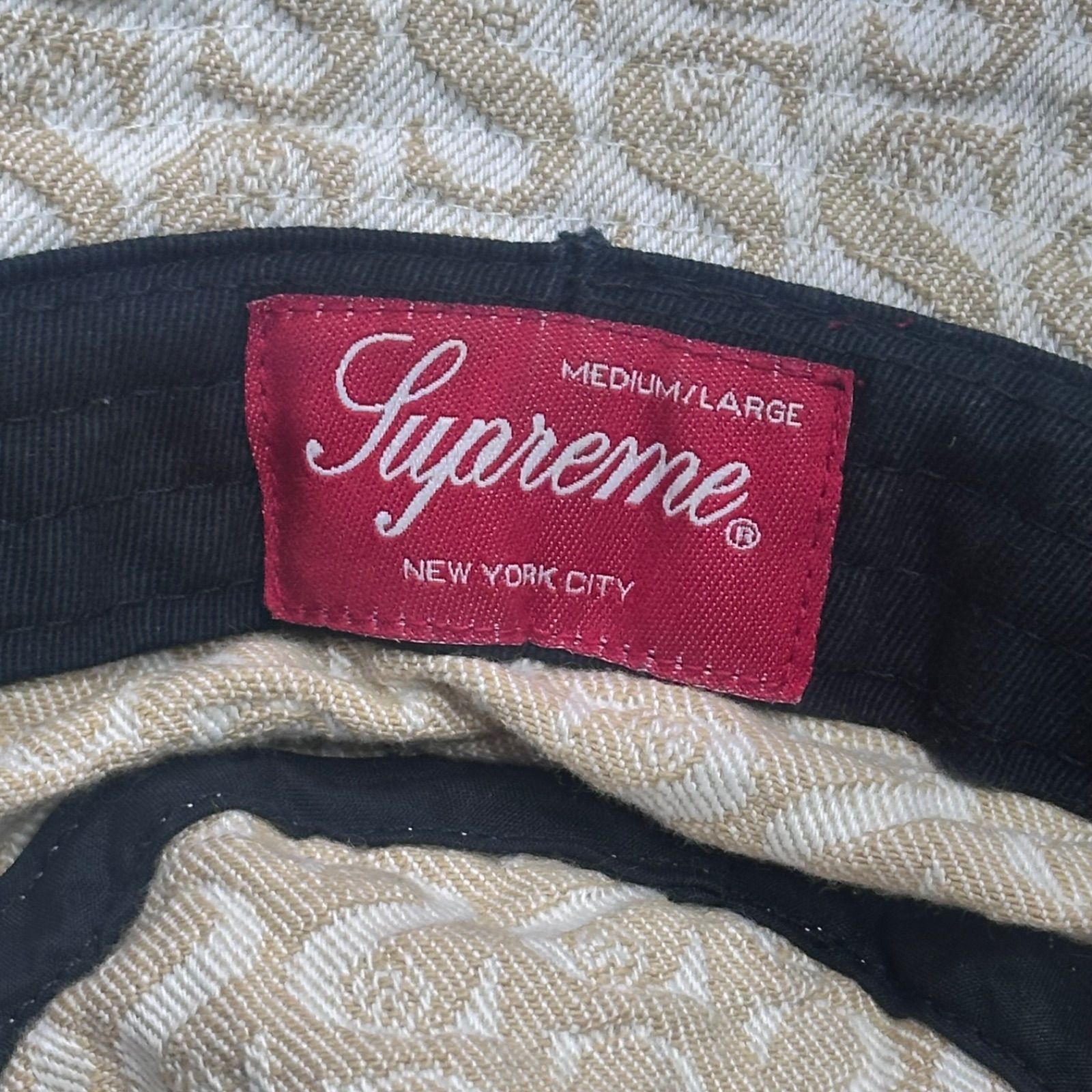 国内正規 Supreme 21AW Monogram Denim Crusher モノグラム