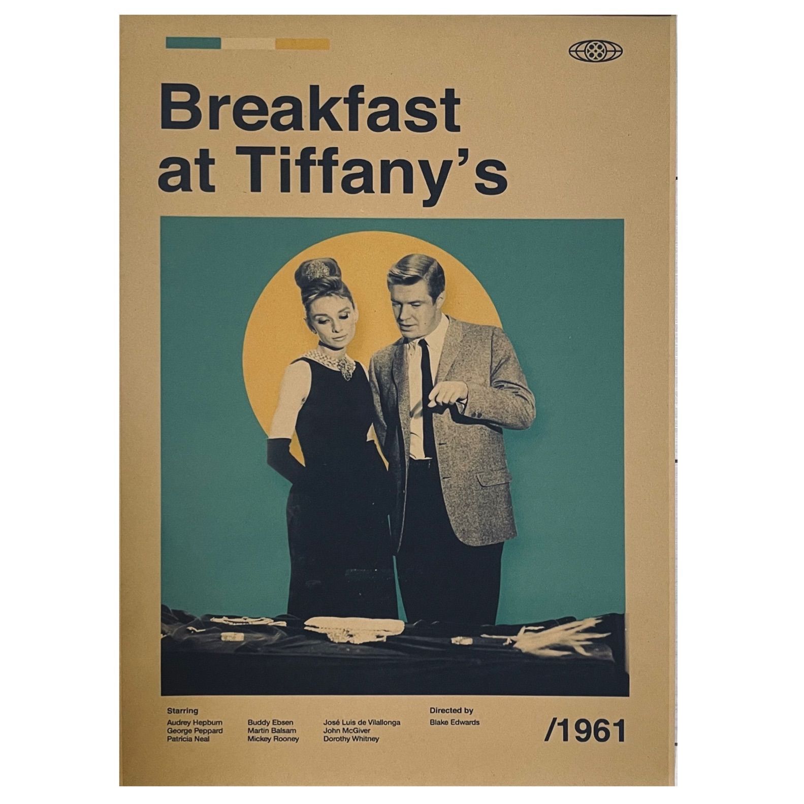 K493A3 ティファニーで朝食を 映画 ポスター オードリーヘプバーン レトロ - メルカリ