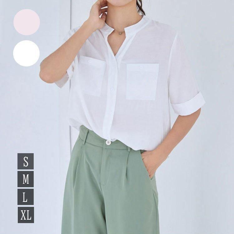 ブラウス レディース 夏 シャツブラウス オフィス 半袖 Vネックブラウス夏 韓国風 シフォントップス 薄手 おしゃれ 30代 40代 通勤 OL 体 楽天市場】ブラウス レディース 半袖ブラウス 夏 オフィス
