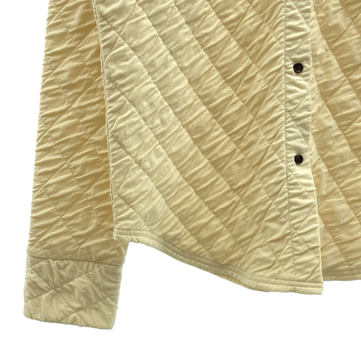 6(ROKU) / ロク | QUILTED SHIRT キルティング シャツ | ベージュ