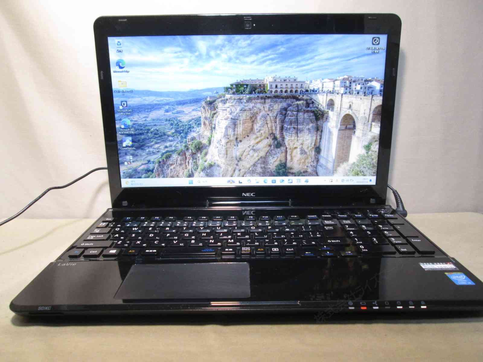 NEC LS350SSB Corei3 8G SSDブルーレイカメラOffice NEC LS350S Core i3 8G SSD256GB ブルーレイ カメラ Windows