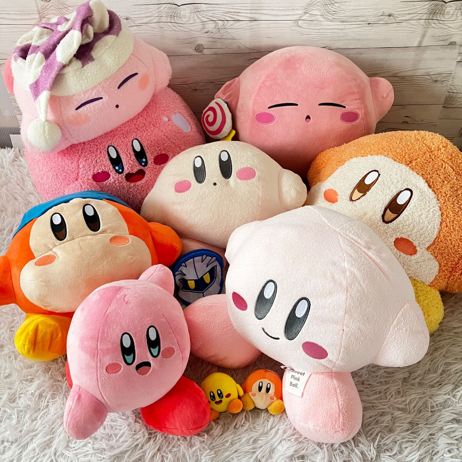 星のカービィ カービィ ワドルディ ぬいぐるみ 大きめ まとめ売り 10点 星のカービィ ワドルディふわふわもっとBIG(再販) プライズの