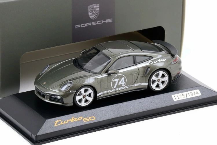 ミニチャンプス 1|43 ポルシェ 911 992 ターボ 50 ヘリテージデザイン Minichamps Porsche Heritage Design aventurine WAP0201670SHDP