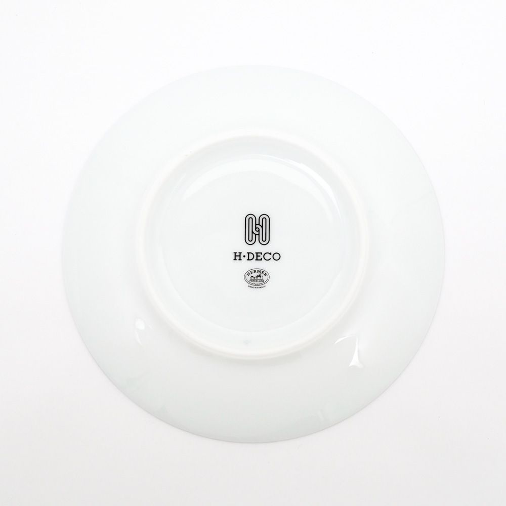  名東 エルメス パンプレート HDECO セット ホワイト 白 ブラック 黒 皿 ペア 陶器 食器 小物 皿 食器