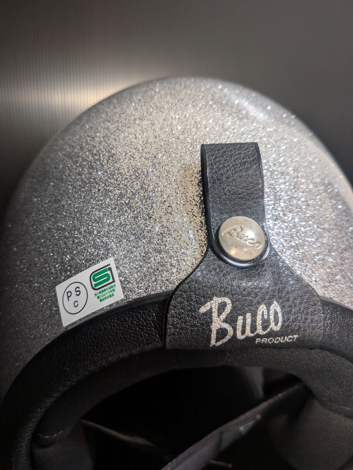 BUCO ブコ トイズマッコイ ジェット ヘルメット シルバーラメ 57