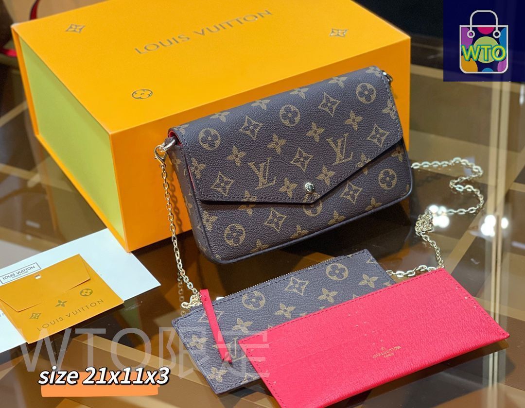 【SALE期間限定・正規品】ルイヴィトン 3点セット 極美品 LOUIS VUITTON ルイヴィトン ショルダーバッグ
