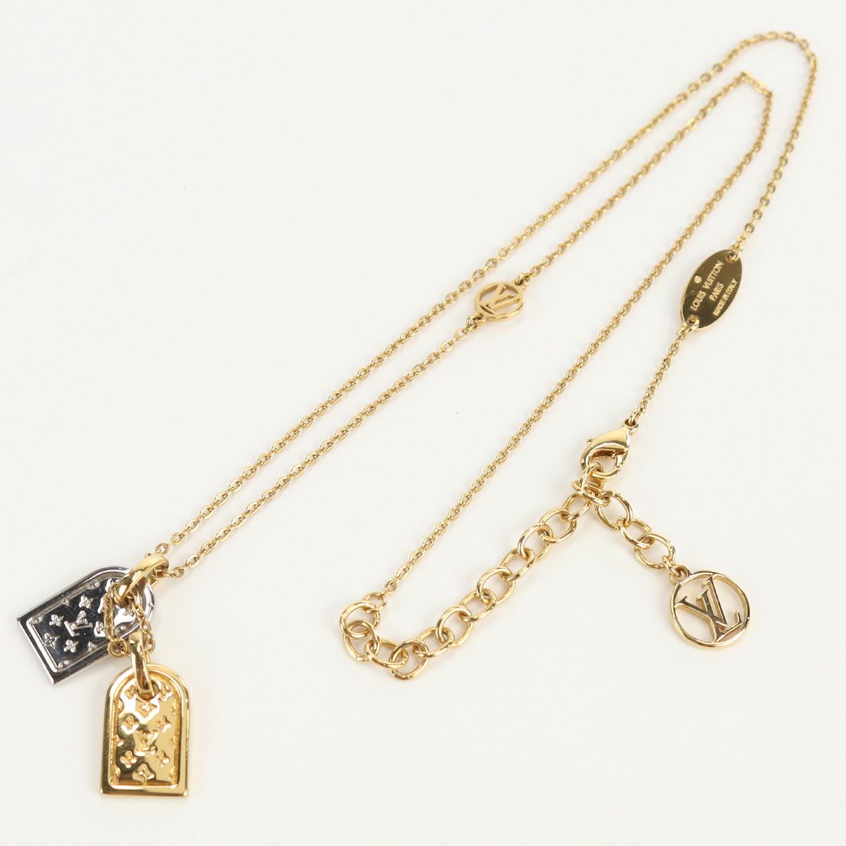 ルイ・ヴィトン M63141ネックレス・ナノグラム 【中古】 LOUIS VUITTON ルイ ヴィトン ネックレス ナノグラム M63141