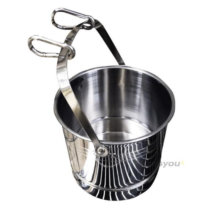 ペット用飲用噴水 犬 水飲み 犬 水飲み皿 外 ペット 水飲み器 ペット 水飲み ステンレス鋼の飲用バケツをぶら下げ犬のケ