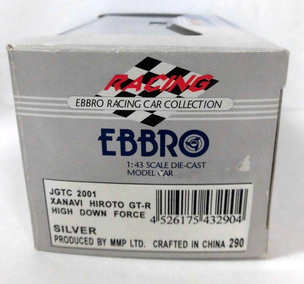 もえろツインビー エムエムピー 1/43 EBBRO Racing XANAVI HIROTO GT-R JGTC 2001