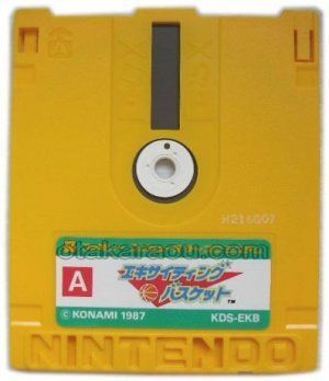 #ゲーム ファミコンディスクシステム エキサイティングバスケット中古品 ディスクシステム】 エキサイティングバスケット （ソフトのみ