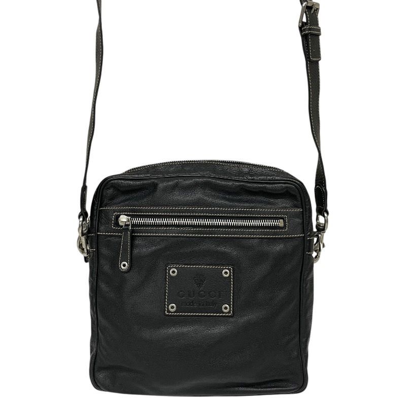 GUCCI】グッチ クロスボディ 201451 ショルダーバッグ レザー メンズ