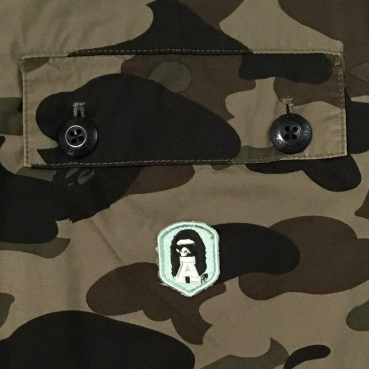 BAPE 1st camo green カーゴ ハーフパンツ Mサイズ a bathing ape 