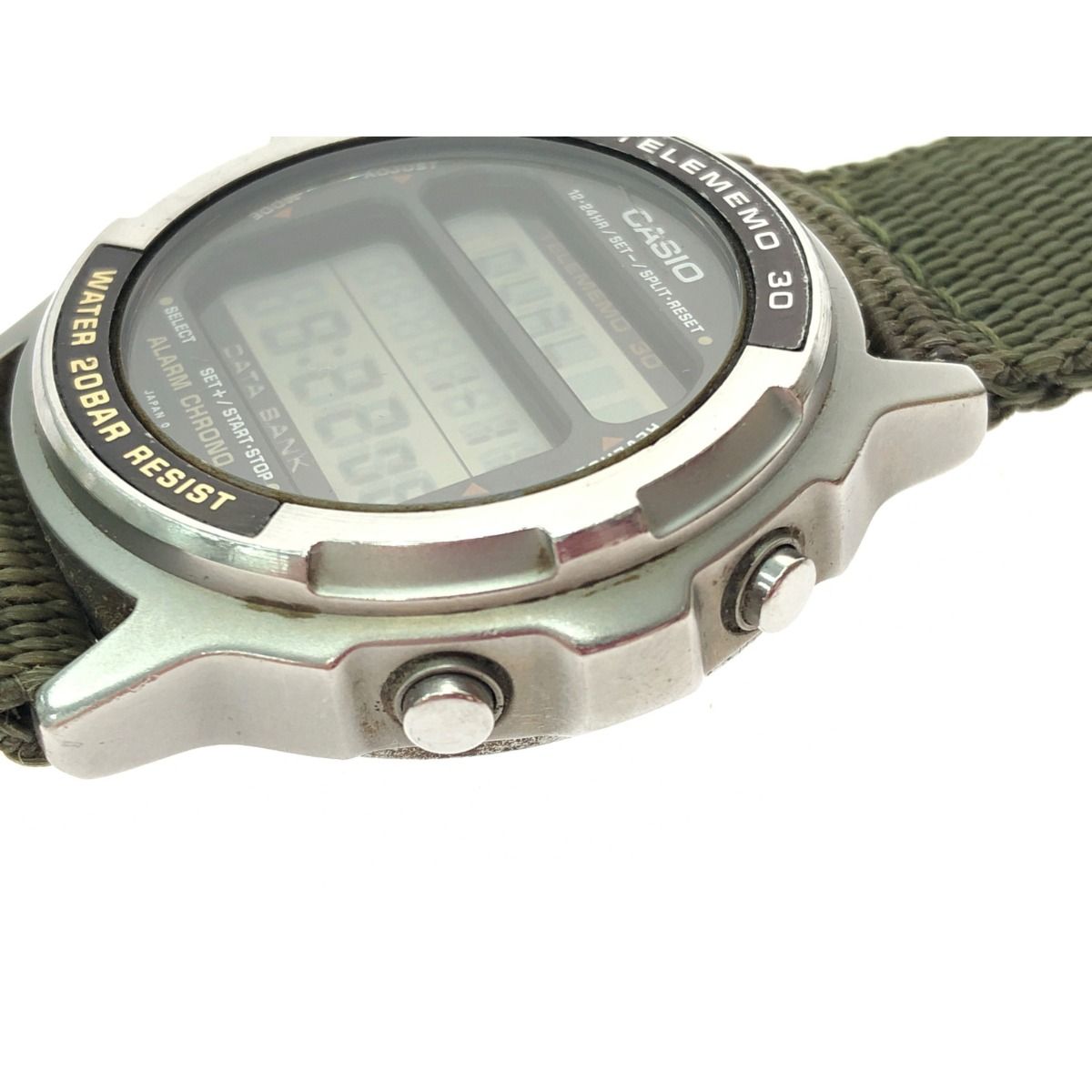 カシオ　稼働　データバンク　DW-3200 テレメモ　希少　デジタル 激レア◇中古動品◇DW-3200◇カシオ データバンク 丸型 テレメモ