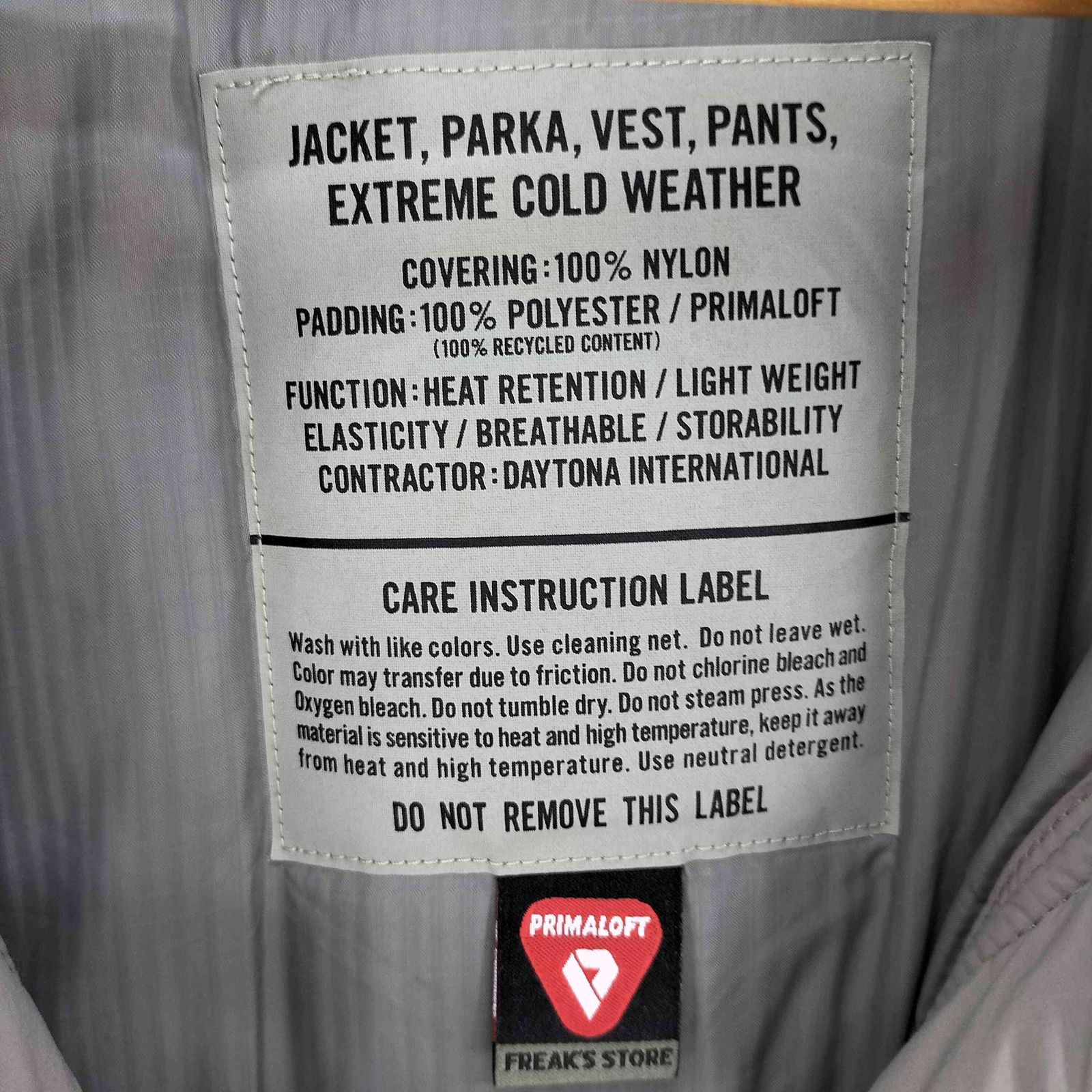 フリークスストア FREAKS STORE 23AW HIGH LOFT MONSTER COAT