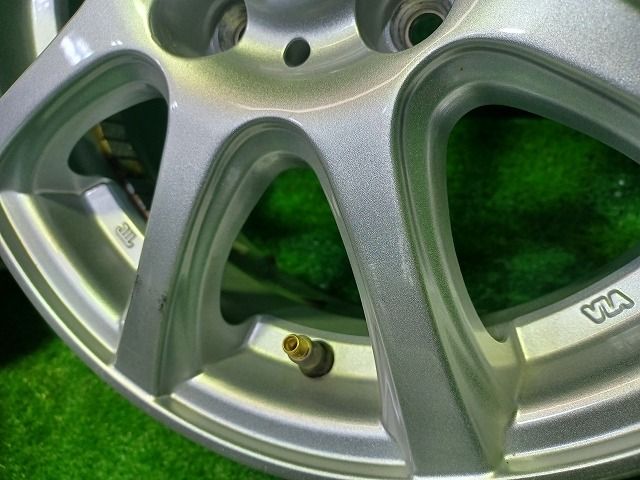 DUFACT ﾌｨｯﾄ ホイール アルミ シルバー 14インチ 5.5J 4穴 4本 100 42