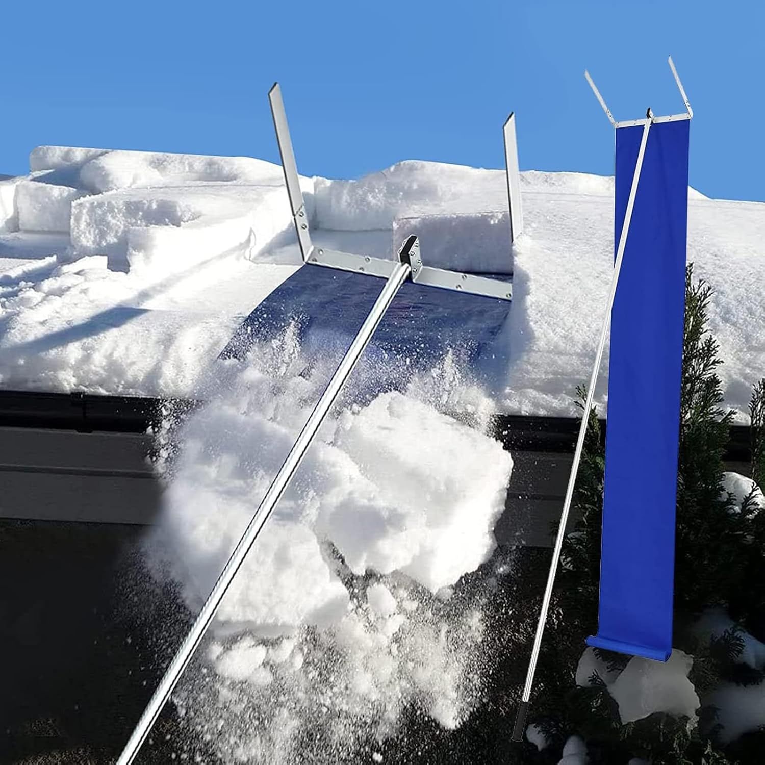 屋根雪下ろし棒 雪降ろし棒 スノーレーキ 雪落とし 屋根 スノー 