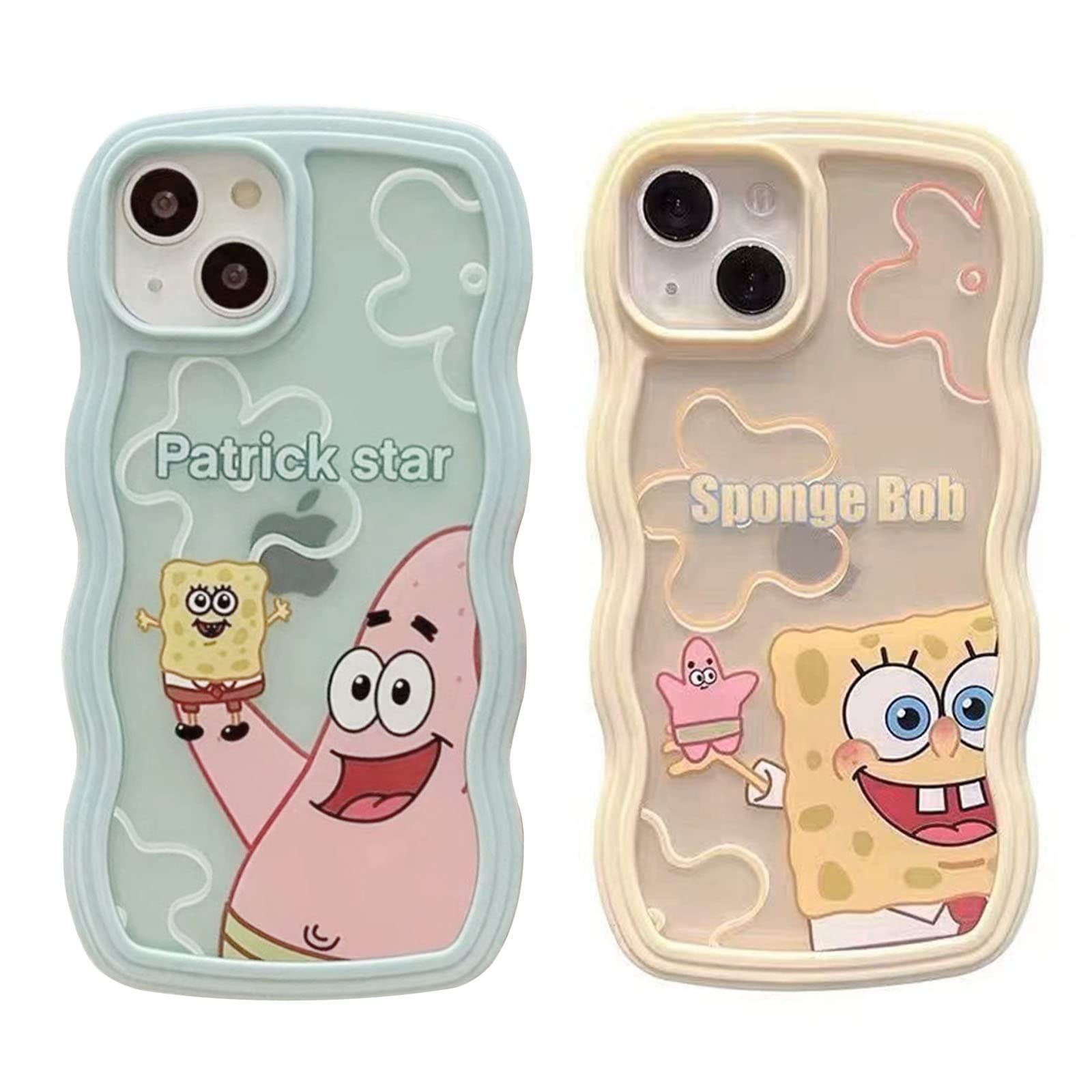 【在庫処分】スマホケース カバー ケース ケース ケース 用 用 用 Plus Plus Plus 14 14 14 iPhone iPhone iPhone レンズ保護 ゴージャス ユニーク パトリックケース スポンジボブ