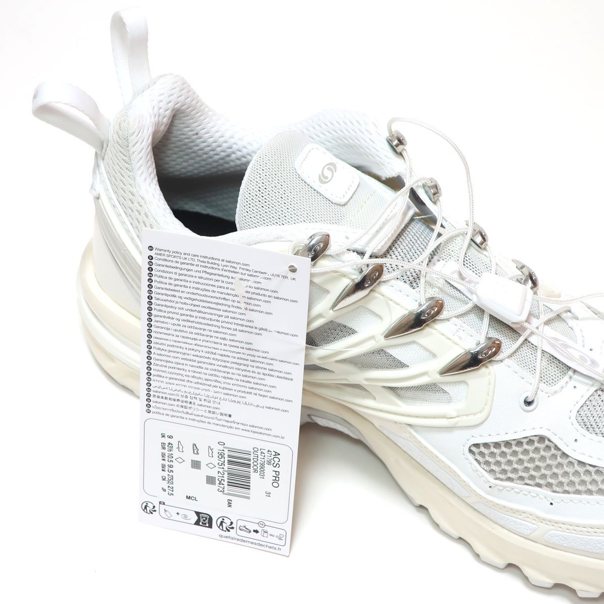 SALOMON ACS PRO WHITE/VANILLA ICE/LUNAR ROCK L47179900 ( サロモン 