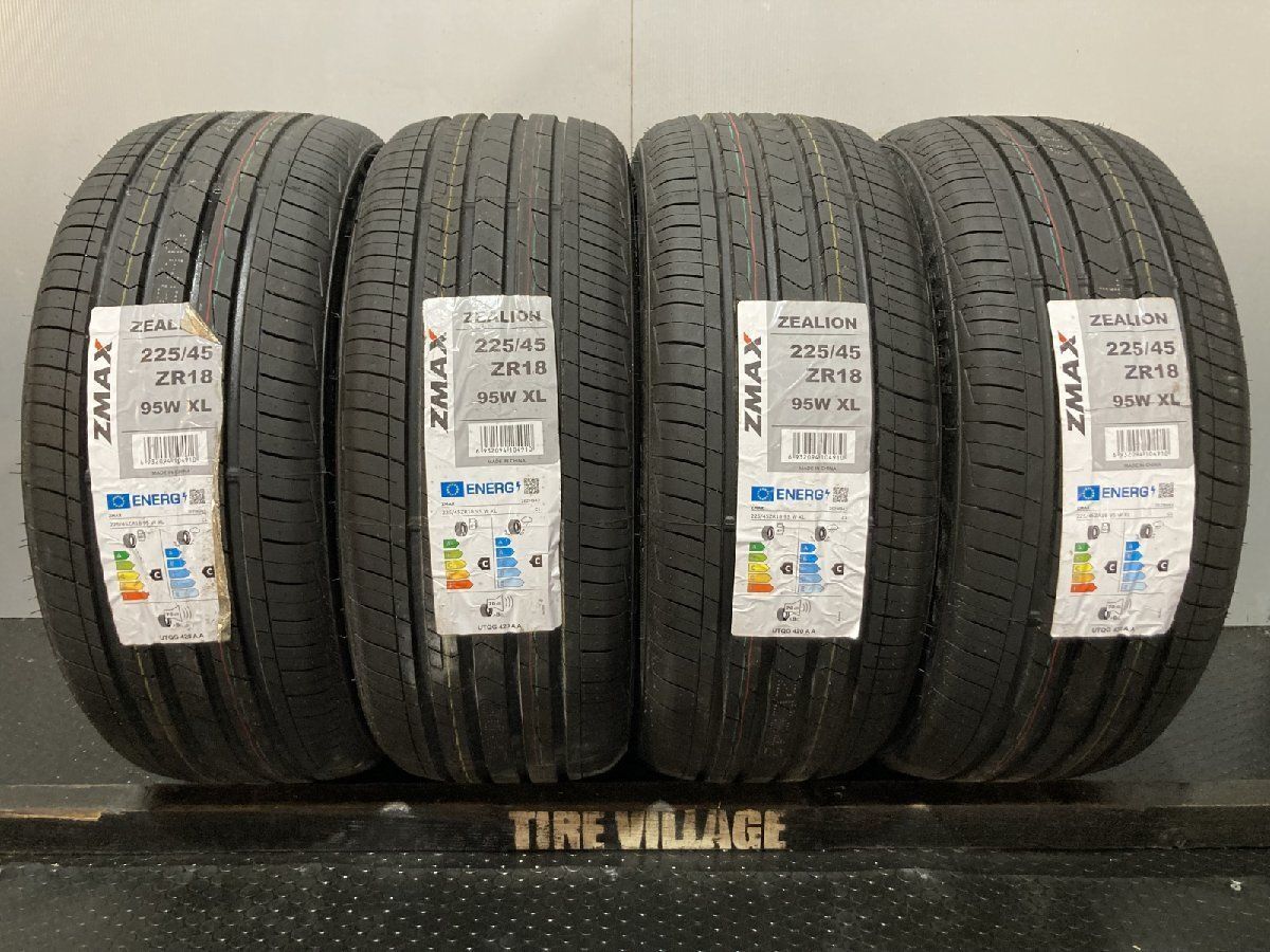新品】札幌発 引取可 2024年製 ZMAX ZEALION 225/45ZR18 95W 18インチ 新品】札幌発 引取可 2024年製 ZMAX ZEALION 225/45ZR18 95W 18インチ