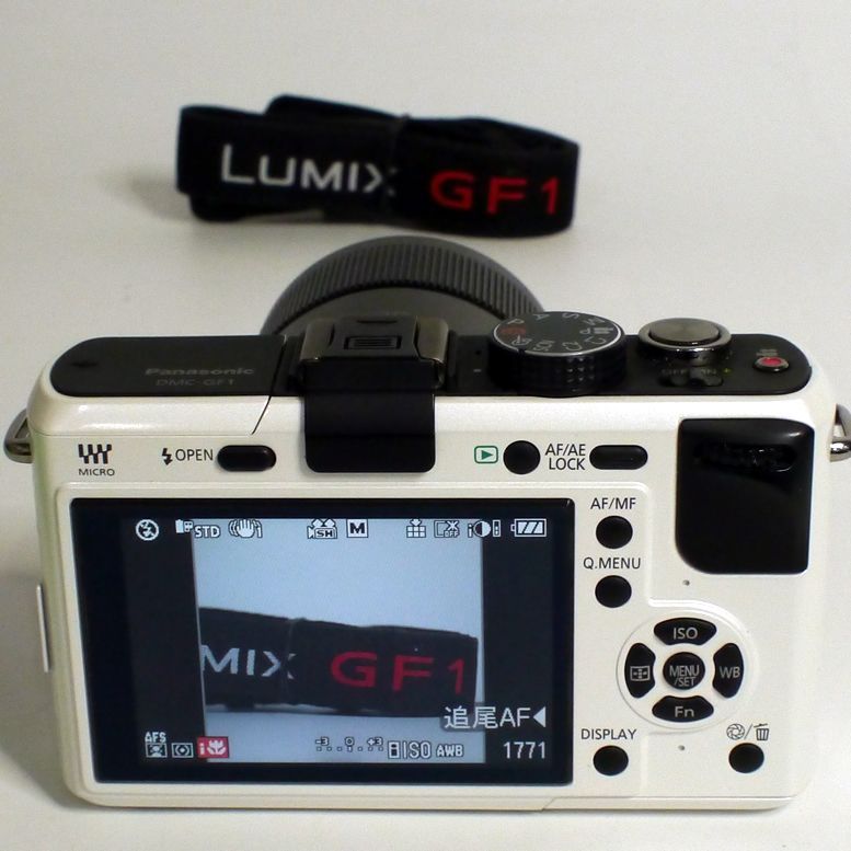 ディスカウント パナソニック LUMIX DMC-GF1 ホワイト【・良品】動作