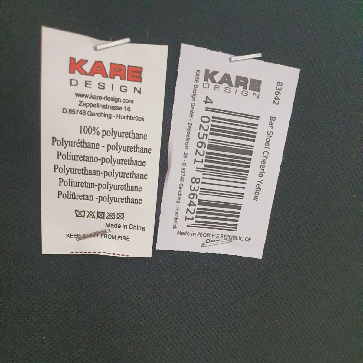 KAREチェリオイエローバースツール MARWIL-DEMENAGEMENTS_CH