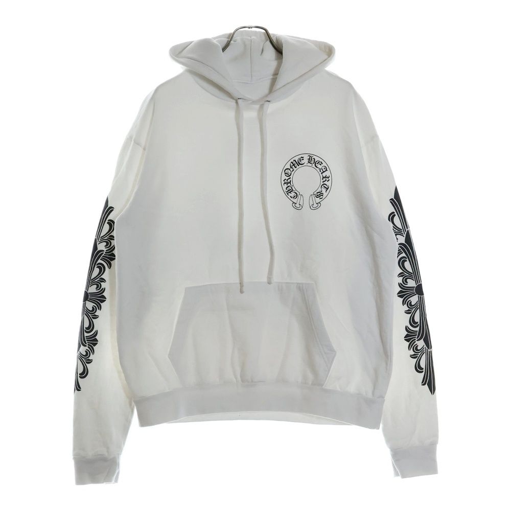 Chrome Hearts - CHROME HEARTS クロムハーツ Horseshoe Crewneck Sweatshirt アームフローラルホースシュープリント クルーネックスウェットトレーナー ホワイト 楽天市場】CHROME HEARTS Horseshoe Crewneck Sweatshirt クロム