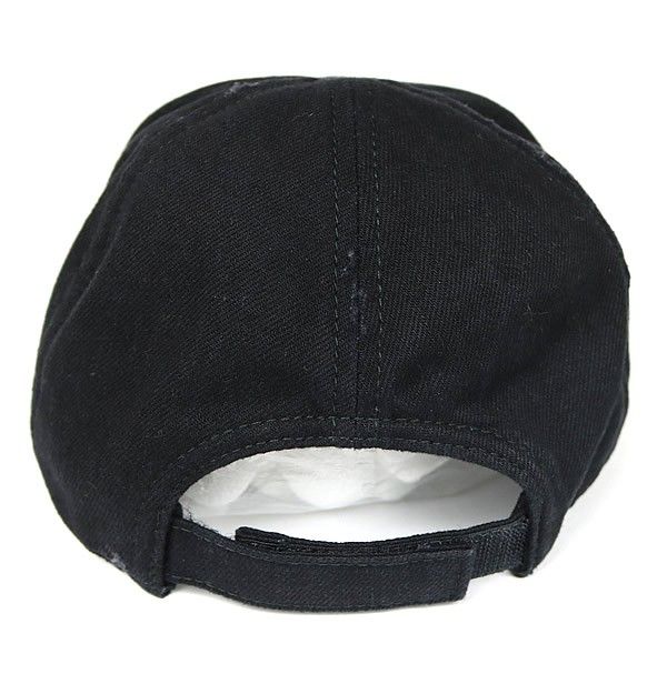  miu ミュウミュウ デニム ロゴ ベースボールキャップ メンズ size M 黒 100535 その他 キャップ