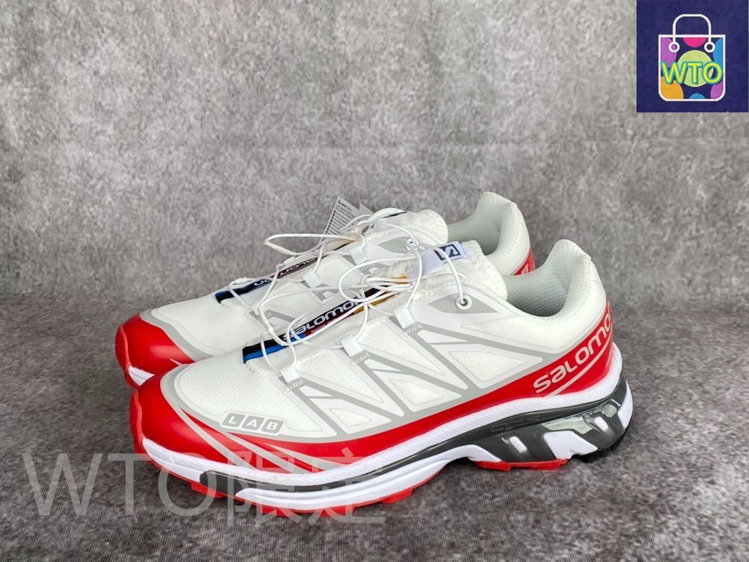 SALOMON サロモン XT-6 スニーカー ホワイト レッド ローカット