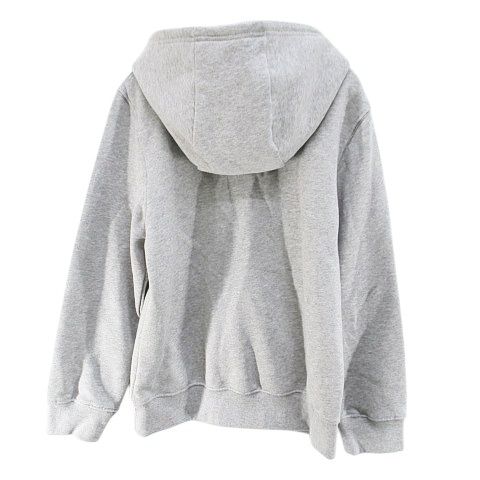 ディオール Dior 1SBM23SWEE パーカー プルオーバー 10 灰系 グレー ロゴ 刺繍 カンガルーポケット 裏起毛 ハンガー付 ガーメントカバー付 タグ付