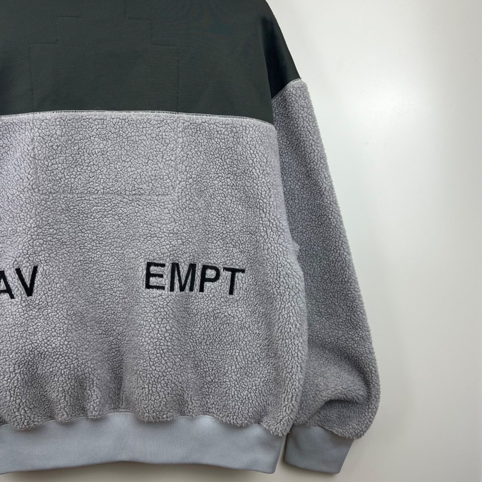 C.E CAVEMPT FLEECE HALF ZIP SWEAT L シーイー キャブエンプト ハーフ