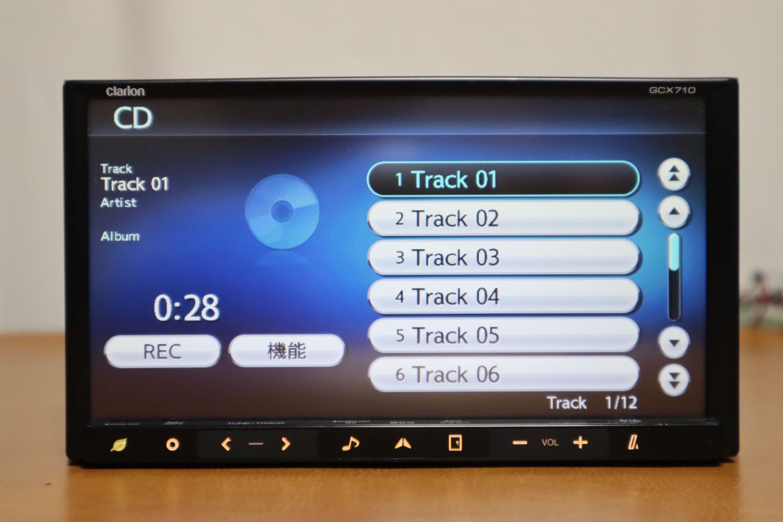クラリオン GCX710 ☆GCX710☆ NX710同等品 クラリオン SDナビ 地デジ Bluetooth