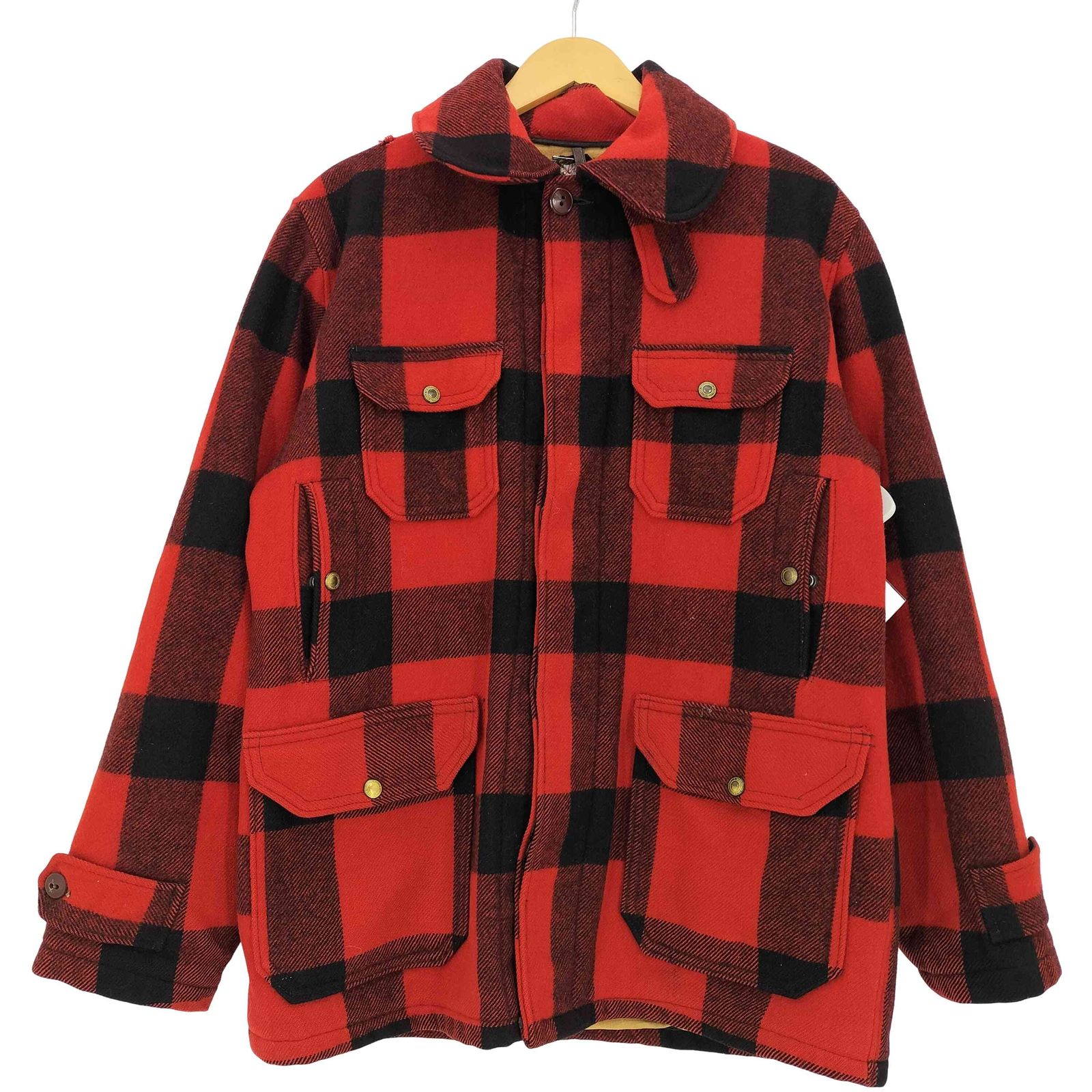 ウールリッチ WOOLRICH 40-50S バッファローチェック ウール