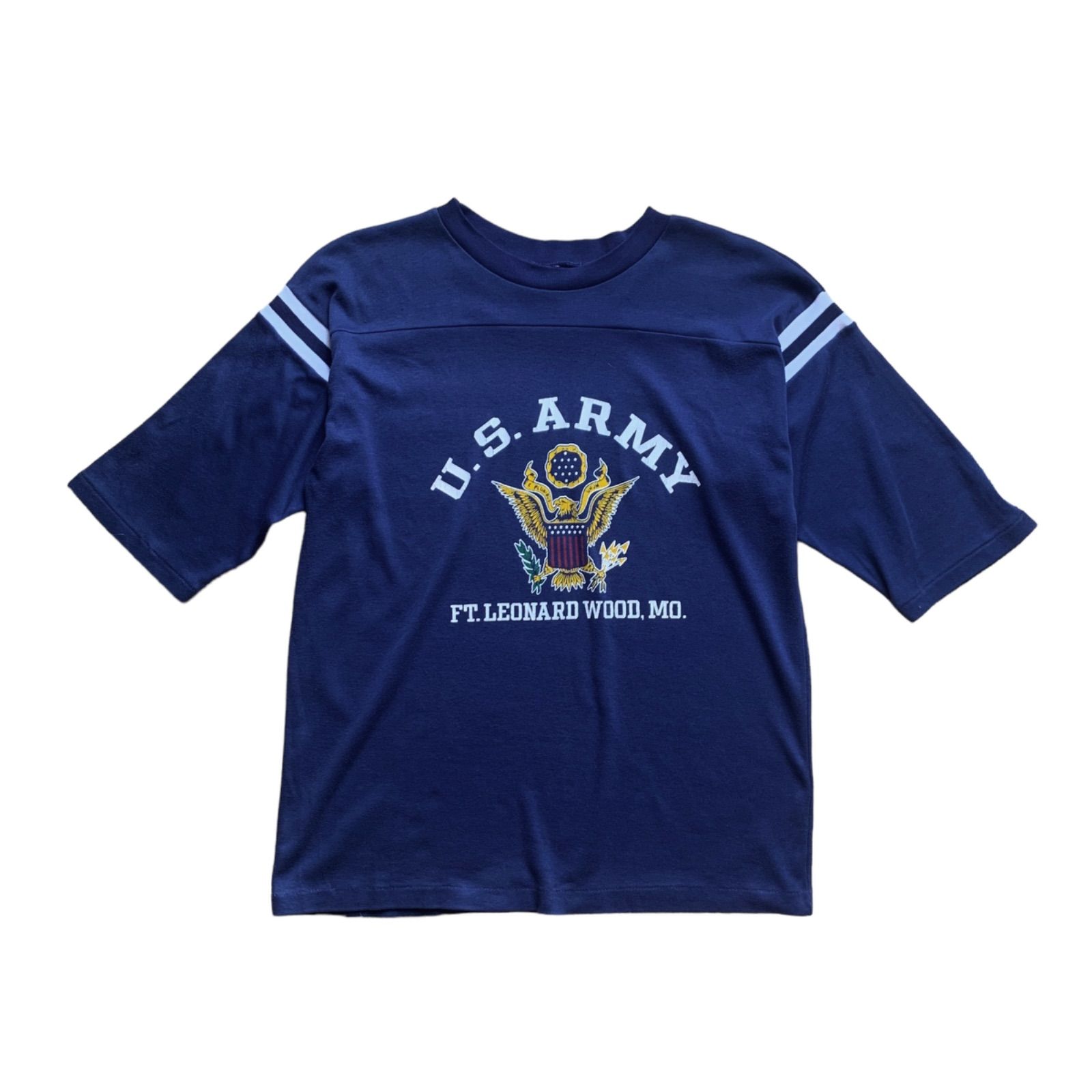 70's~80's ARTEX U.S.ARMY Football T-Shirts 【M】 アメリカ軍