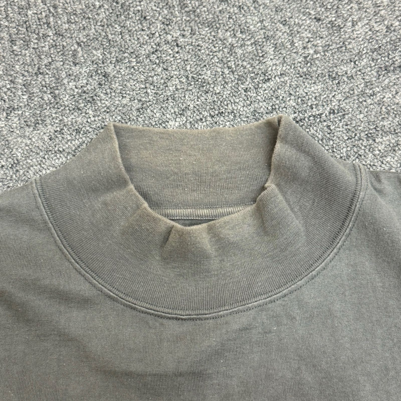 定価16500円 Graphpaper S/S Mock Neck Tee モックネックTシャツ カットソー グラフペーパー グレー F 58287A5