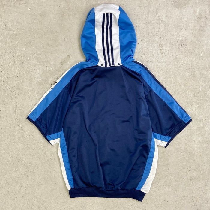 【専用】90s adidas 半袖 トラックジャケット ジャージシャツ 90年代 adidas アディダス 半袖 ジャージ トラックジャケット