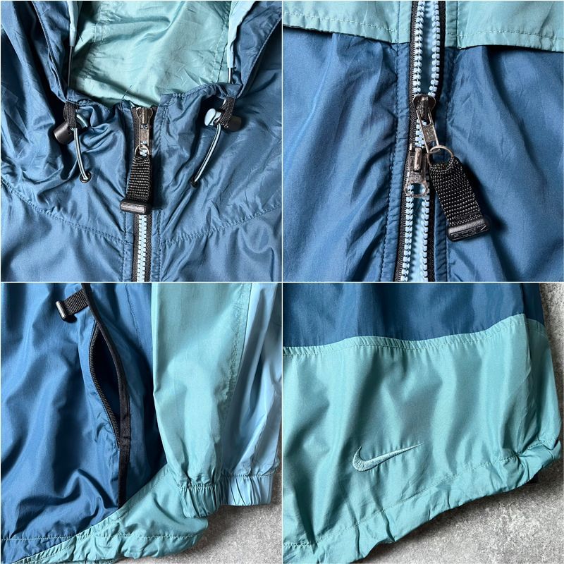 90s 00s NIKE ACG フルジップ ナイロン マウンテン パーカー
