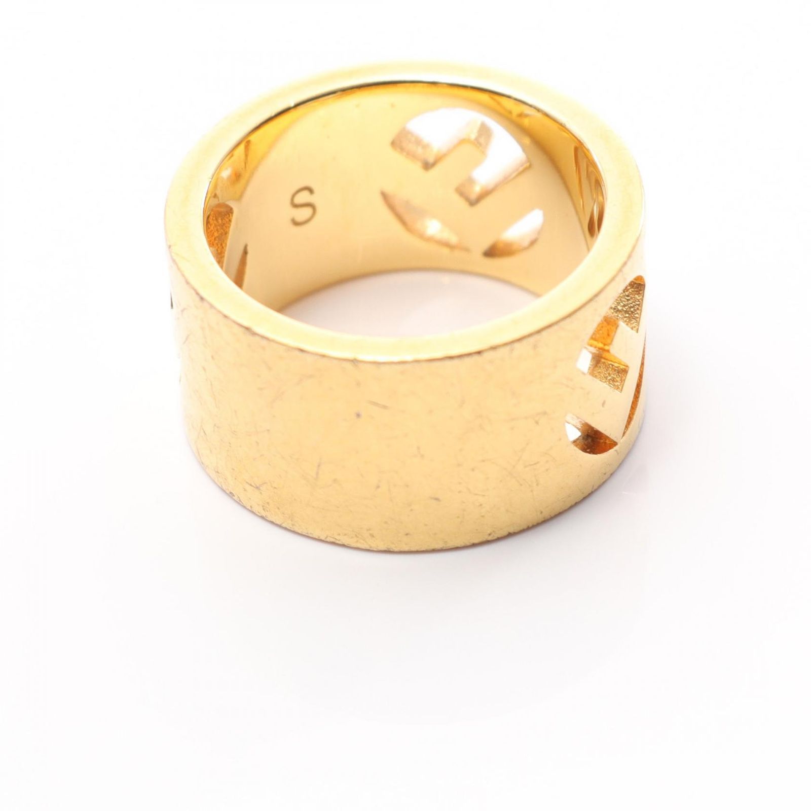 良品　FENDI 指輪　エフイズ フェンディ リング ゴールド 良品 FENDI 指輪 エフイズ フェンディ リング ゴールド