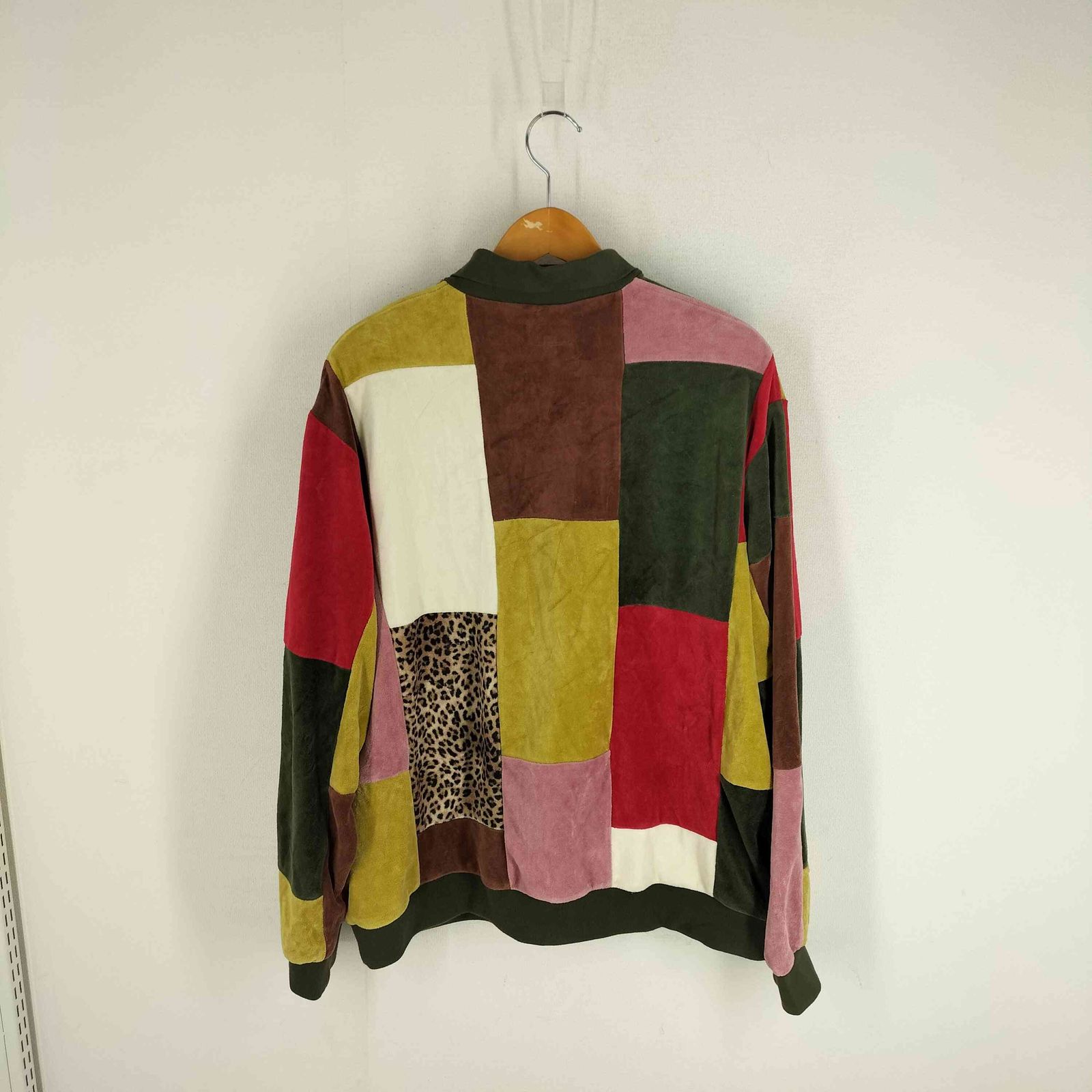 シュプリーム Supreme 20AW Patchwork Velour L/S Polo ベロアパッチ 