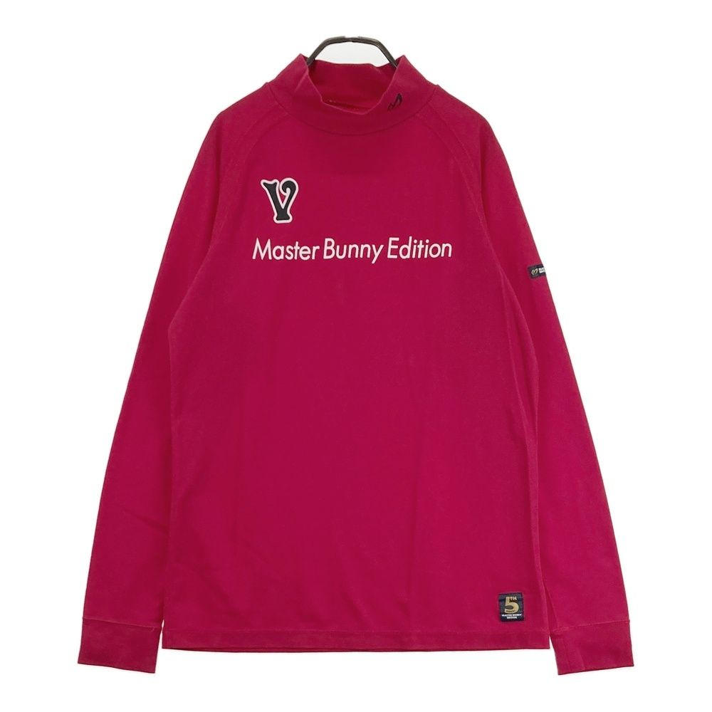 サイズ：6 MASTER BUNNY EDITION マスターバニーエディション  ハイネック 長袖Tシャツ  ピンク系 [240101491785] ゴルフウェア メンズ ストスト サイズ：6 MASTER BUNNY EDITION マスターバニーエディション