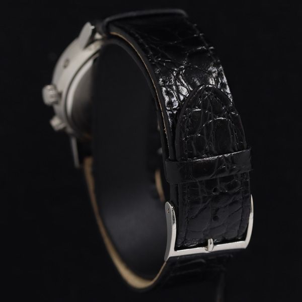 稼働 シチズン レグノ H415-R004727 電波ソーラー 黒文字盤 デイト